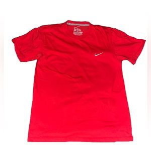 red nike tee